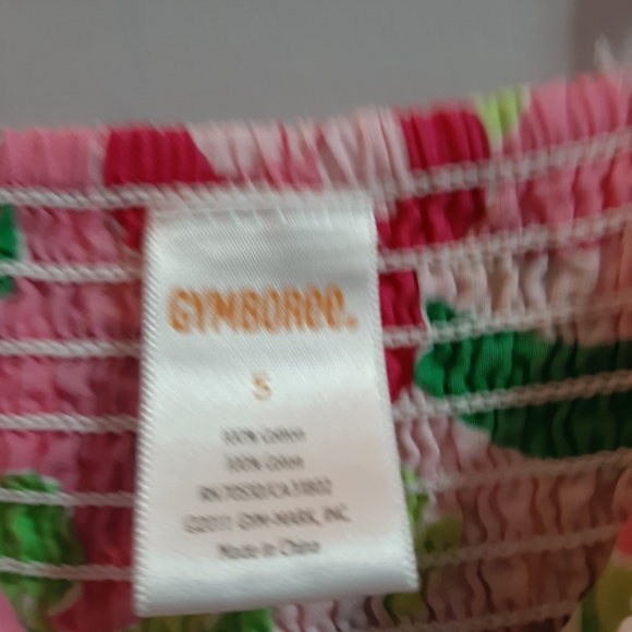 Gymboree Floral Mermaid Pink Print Dress Girls 5 - Picture 4 of 5